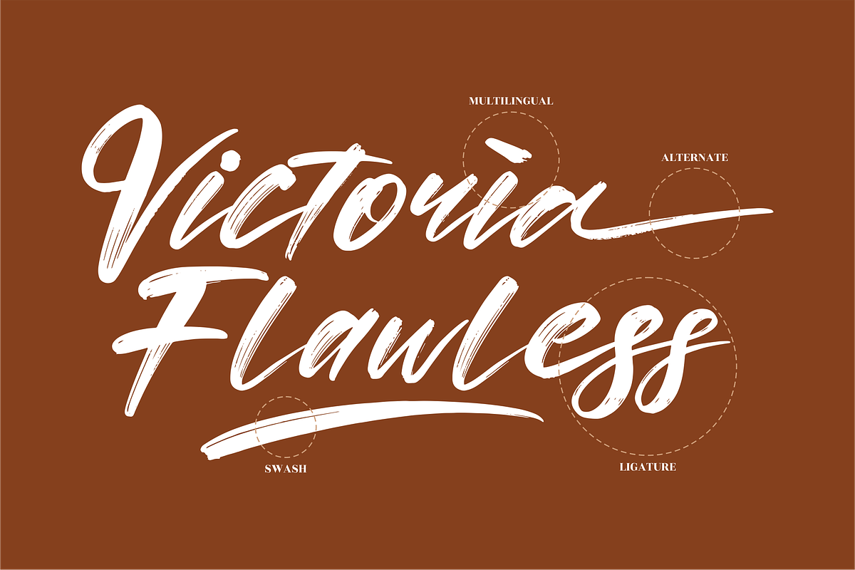 Roughton Bogatha Modern Brush Font, a Script Font by Letterena Studios Script (Photo 12 of 15)