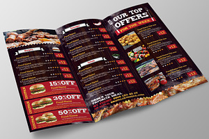 Barbeque Menu Print Template