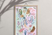Ocean clipart & digital paper, a Decorative Illustration by Yelloo Fish (Thumbnail 17 of 19)