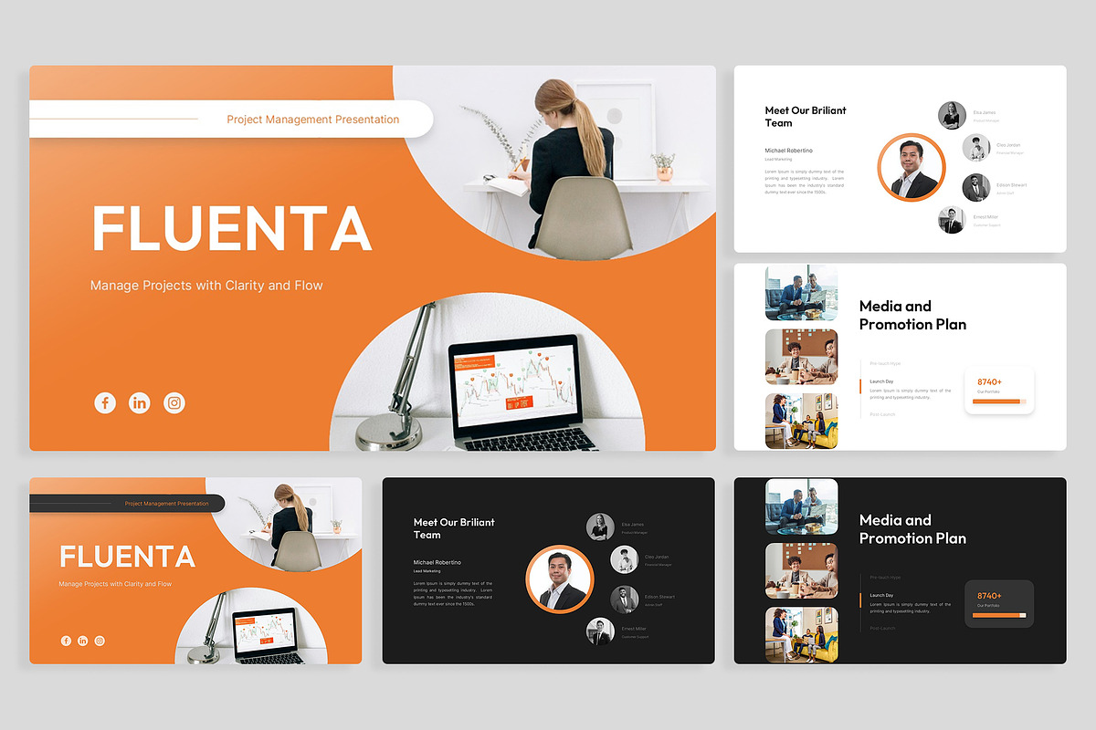 Corporate Bundle - Google Slides, a Presentation Template by New Coral Design (Photo 9 of 23)