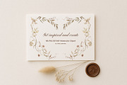 Neutral Botany Watercolor Clipart, a Decorative Illustration by Yuliia Lashevska (Thumbnail 11 of 11)