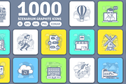 1000 Scenarium Graphite icons, a Duotone Icon by Icojam store (Thumbnail 1 of 13)