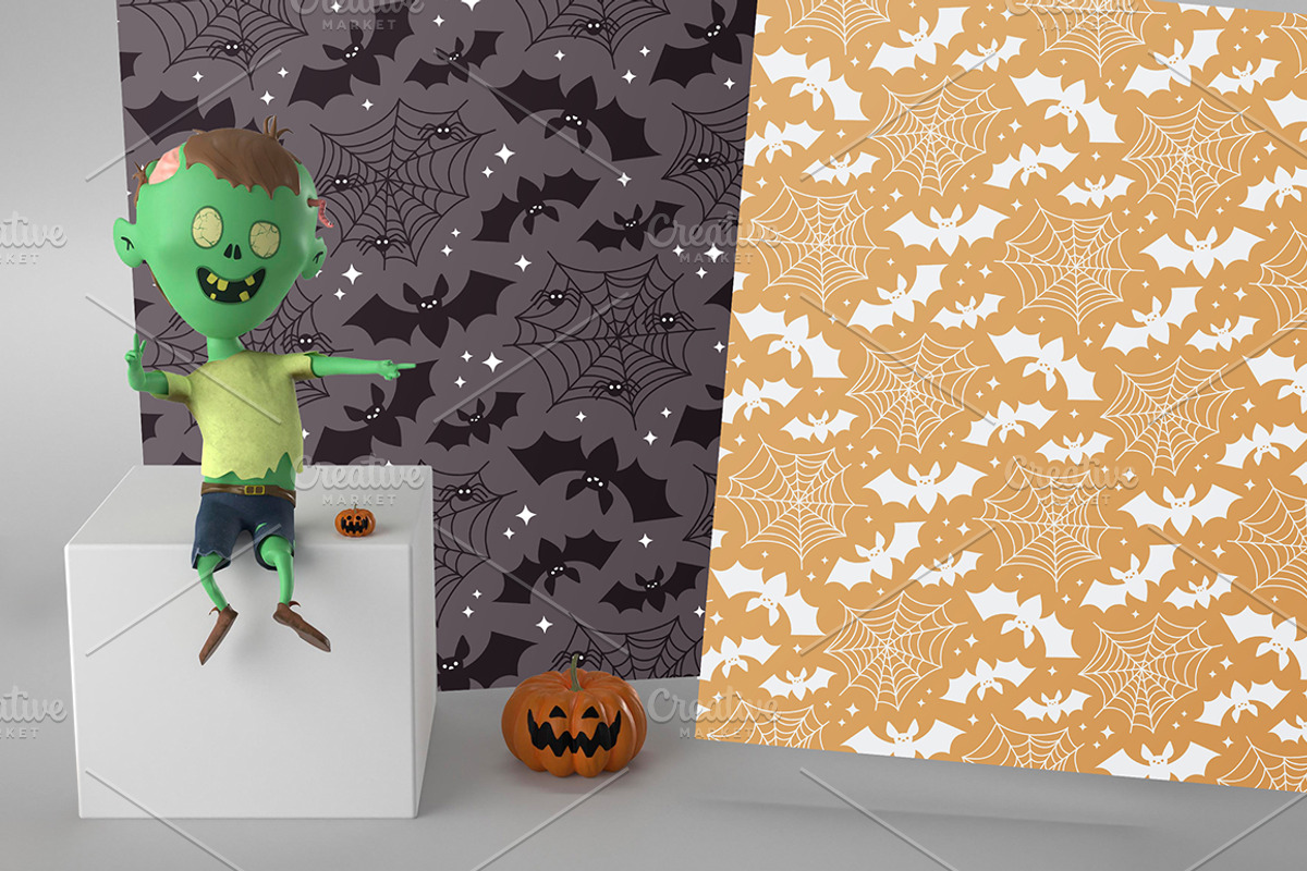 Halloween patterns set, a Pattern Graphic by tetiana.svirska (Photo 3 of 7)