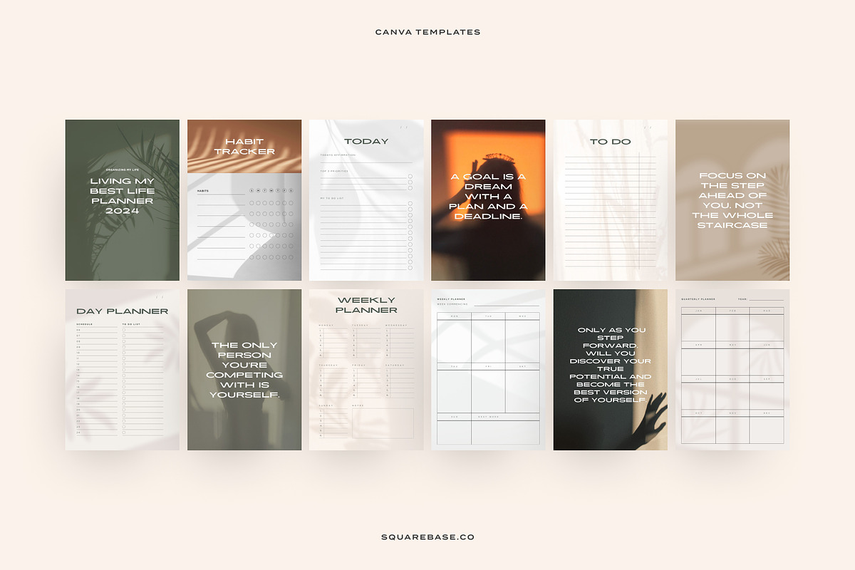 Customisable Planner Worksheets, a Stationery Template by Squarebase Templates (Photo 5 of 5)