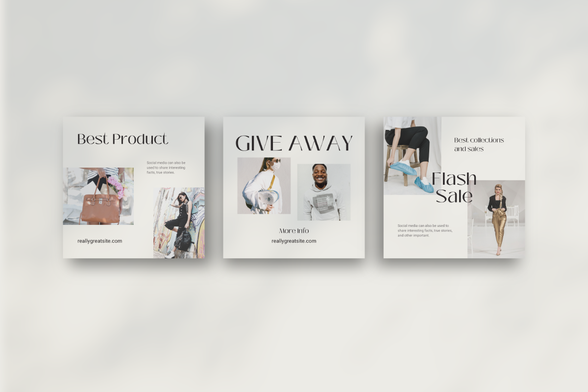 Guineve Fashion - Canva Instagram, a Social Media Template by Inkofert (Photo 4 of 11)