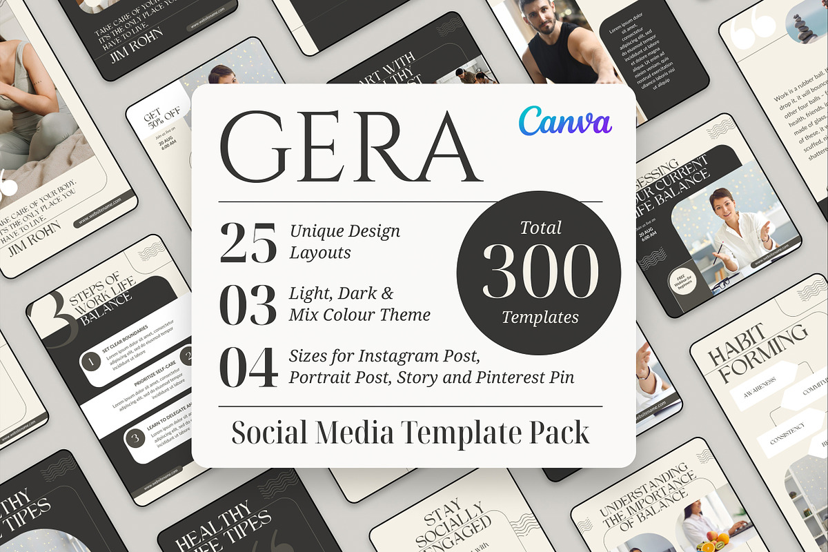 Gera - Canva Social Media Templates, a Social Media Template by C-Kav (Photo 1 of 16)