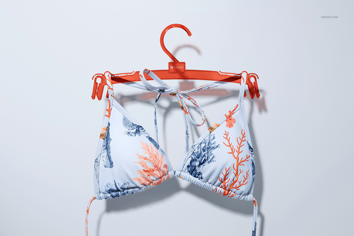 Bikini Mockup Set, an Apparel Mockup by creatsy5 (Photo 8 of 16)