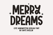 Merry Dreams - Cute Handwritten Font, a Handwritten Font by SaktiAvellin (Thumbnail 1 of 8)