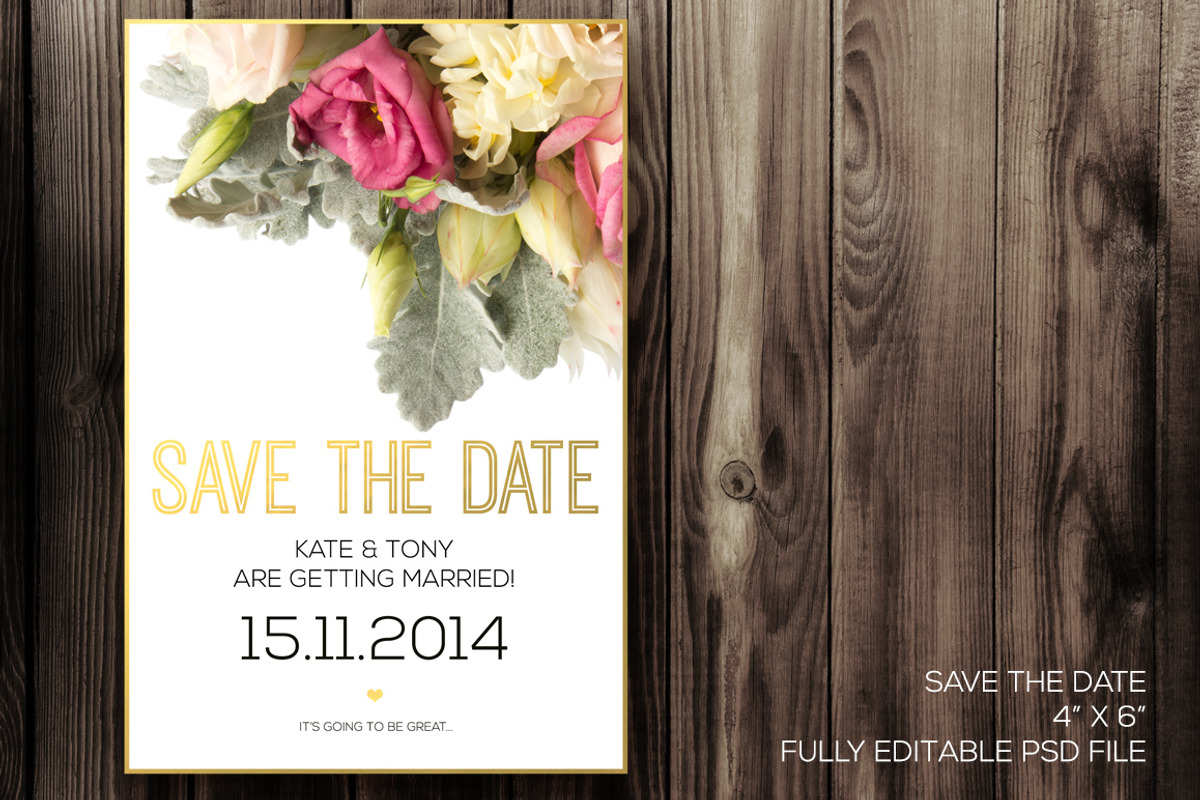 Blush - Save The Date, an Invitation Template by Zepol