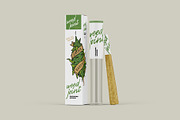 Weed Joint Pre-Roll Packaging Mockup, a Product Mockup by easymock 2 (Thumbnail 8 of 10)