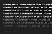 Boston, a Sans Serif Font by Latinotype (Thumbnail 6 of 12)