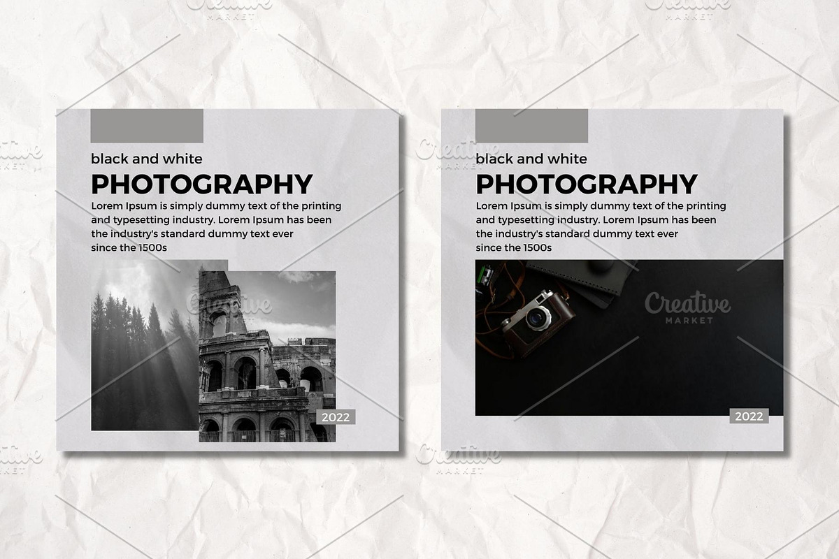 Black and White Photography, a Social Media Template by Aji Gallery (Photo 6 of 20)