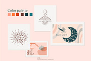 Abstract linear ethnic Boho Clipart, an Object Graphic by Tatyana_Zenartist (Thumbnail 2 of 11)