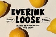 Everink Loose - Playful Bold Font, a Handwritten Font by Ef Studio (Thumbnail 1 of 12)