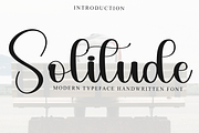 Solitude, a Handwritten Font by FreshTypeINK (Thumbnail 1 of 8)