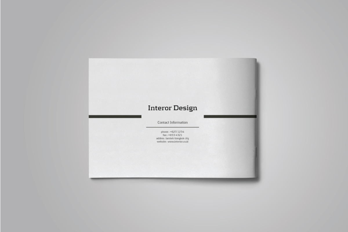 Interior Lanscape Catalog/Brochure, a Brochure Template by Alhaytar (Photo 10 of 10)