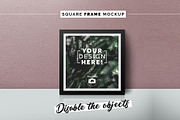Square Frame Mockup, a Print Template by Álbori Produções (Thumbnail 4 of 4)