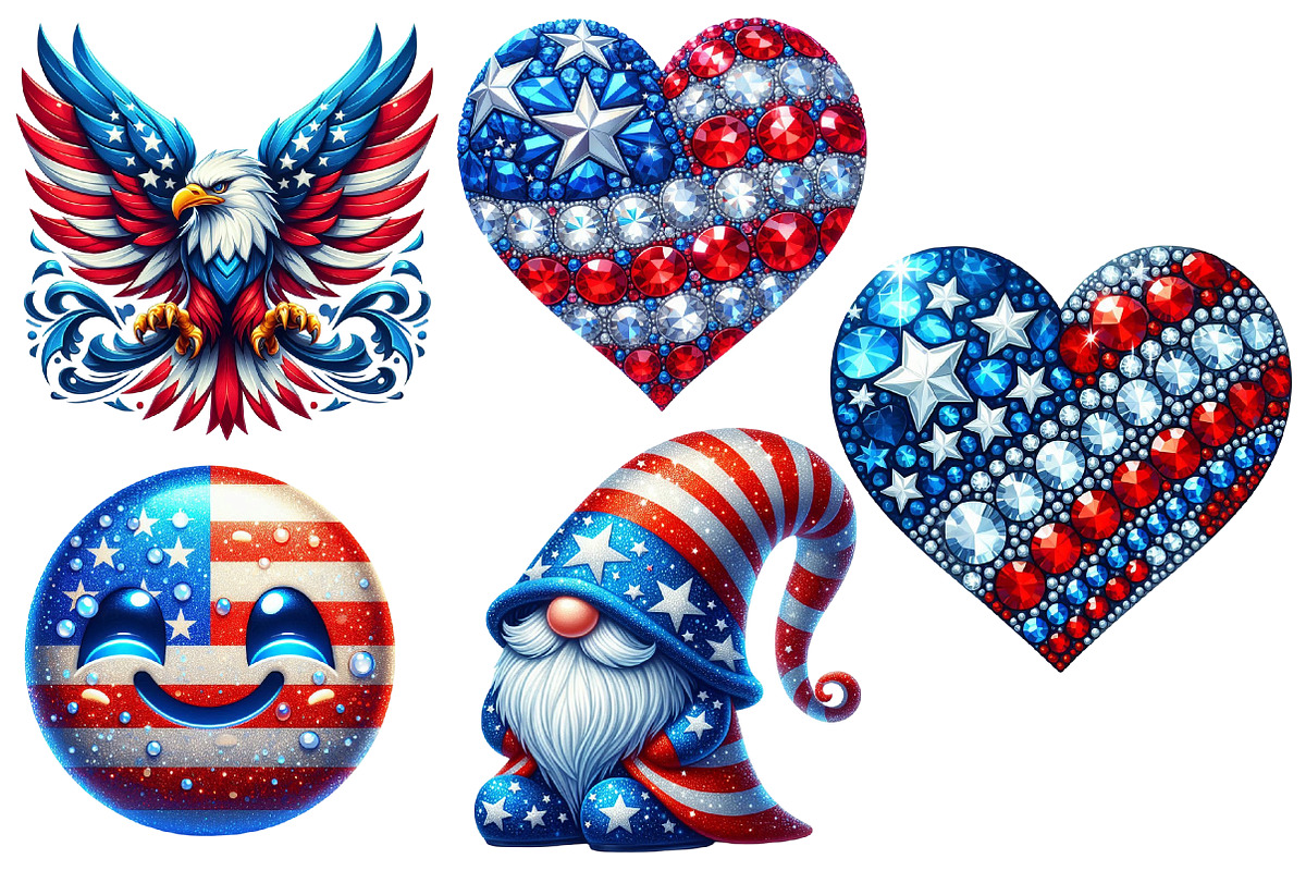 American Design png Bundle, an Illustration by Designworld (Photo 3 of 4)