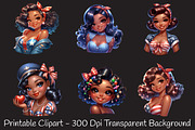 Juneteenth Black Women Sublimation, an Illustration by RobertsArt (Thumbnail 4 of 7)