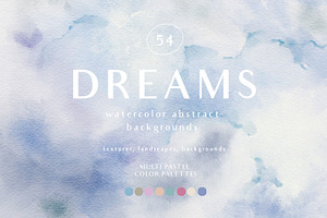 Watercolor Soft Abstract Background