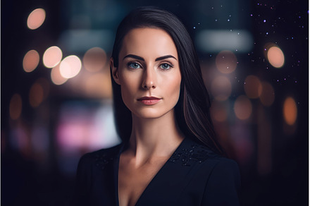 Beautiful young brunette, a Person Photo by Ylivdesign
