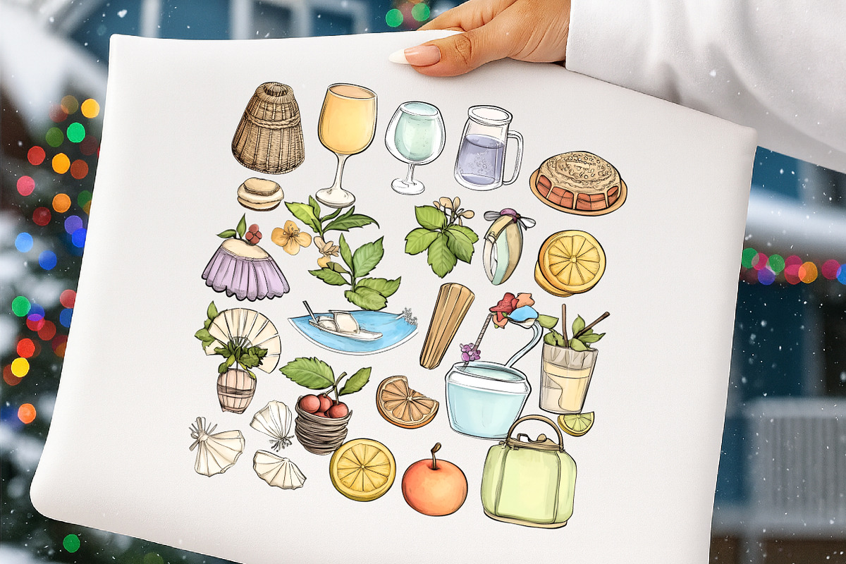Whimsical Summer Clipart Bundle, an Illustration by Digital Artistic99 (Photo 5 of 11)