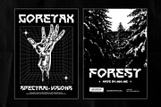 Goretax - Tech Display Font, a Sans Serif Font by Inviline.co (Thumbnail 9 of 11)