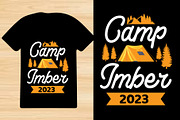 Camping T-Shirt Design Bundle, an Object Graphic by Creativeshirt (Thumbnail 3 of 5)