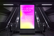 Indoor Screen Billboard Mockup, an Advertising Mockup by Nathatype (Thumbnail 4 of 9)
