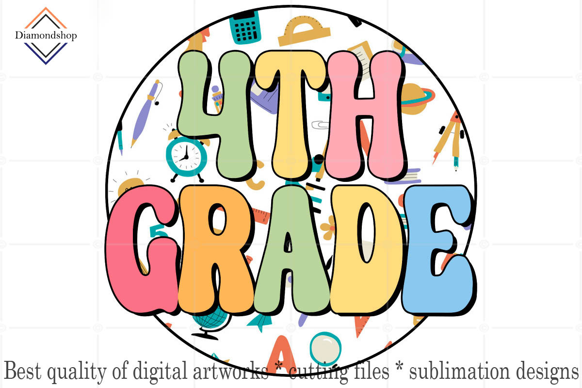 Back To School Sublimation Bundle, an Education Illustration by DiamondShop (Photo 4 of 11)