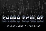 Heavy Metal layer styles, a Layer Style Add-On by Sick Optix (Thumbnail 4 of 5)