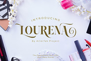 Lourena, a Serif Font by Arterfak Project (Thumbnail 1 of 9)