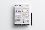 Brand Guidelines | Word & Indesign, a Poster Template by obayes (Thumbnail 2 of 3)