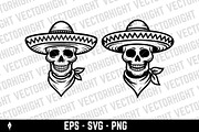Skull mascot vector, a Person Illustration by Vectorhight (Thumbnail 2 of 4)