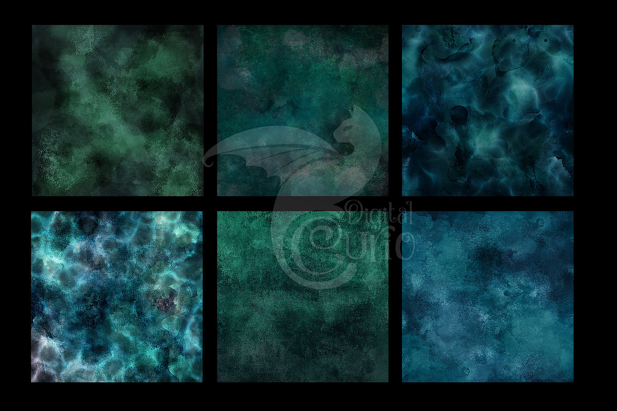 Ocean Waters Textures, a Texture Graphic by Digital Curio