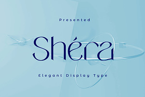 Shera display font