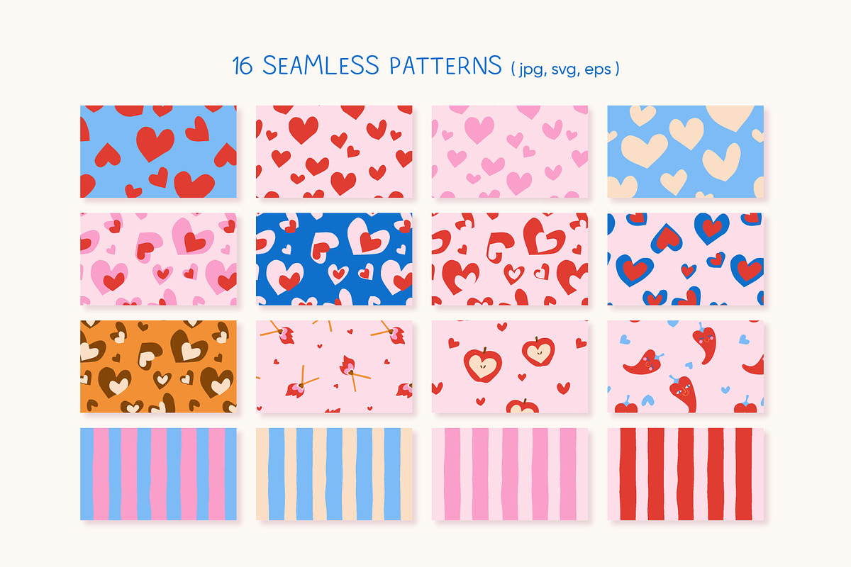 Valentine's day Collection JUST LOVE, an Illustration by SurfaceStories (Photo 4 of 10)