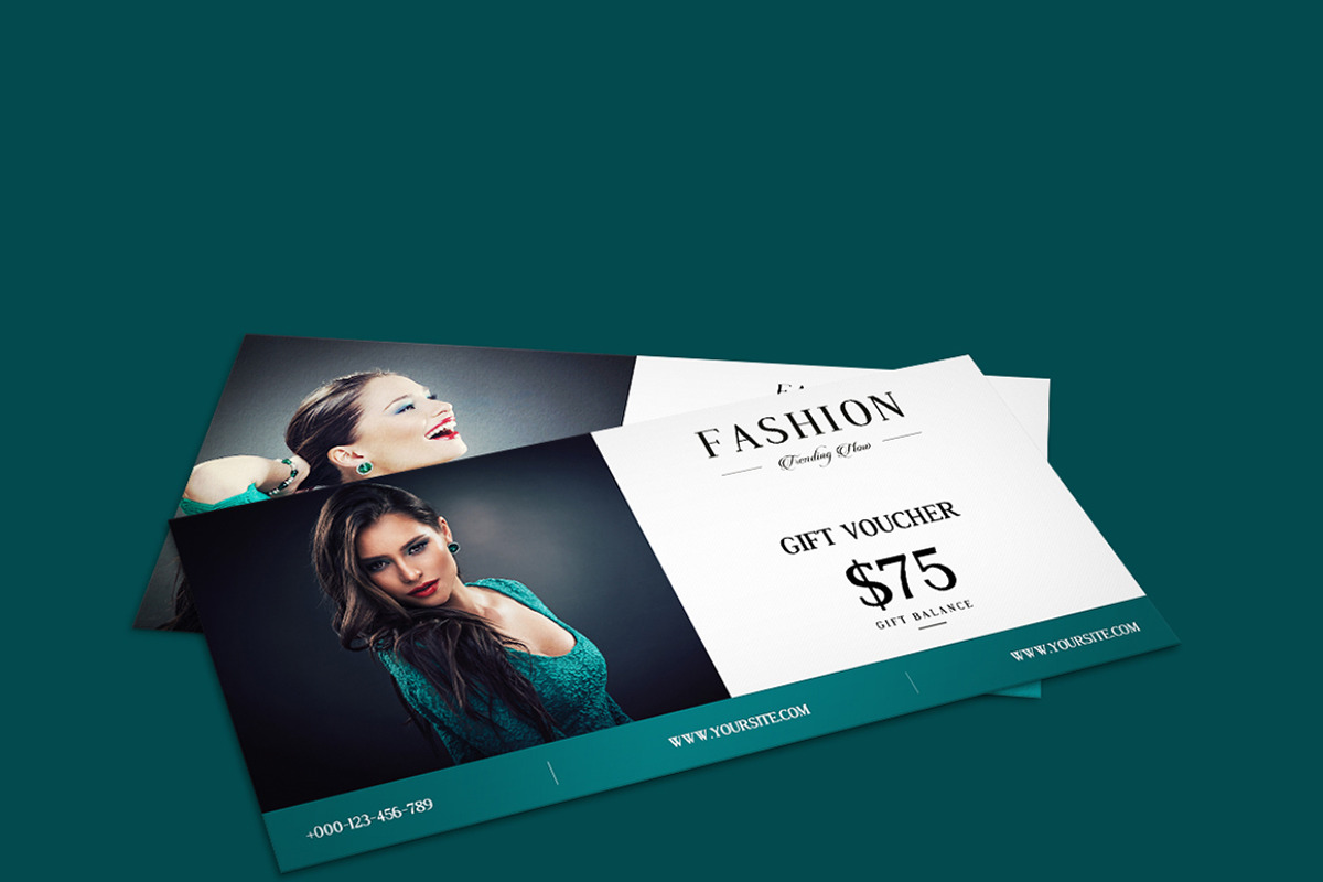 Fashion Gift Voucher, a Card Template by SmmrDesign (Photo 2 of 4)