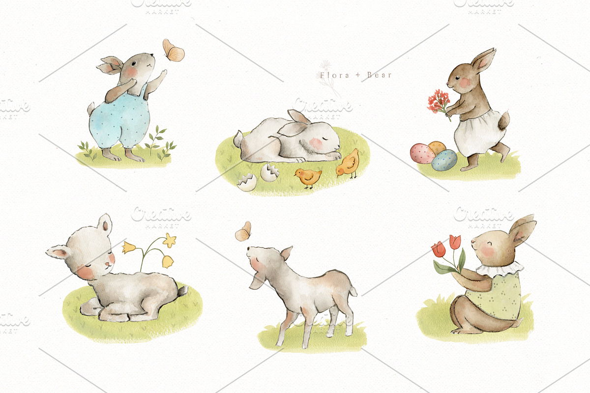 Spring Animals, an Animal Illustration by Flora+Bear (Photo 3 of 5)