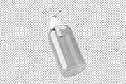 Amber Pump Bottle Mockup, a Cups & Container Mockup by Akebareee (Thumbnail 2 of 3)