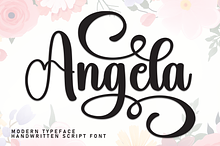 Angela | Script Font