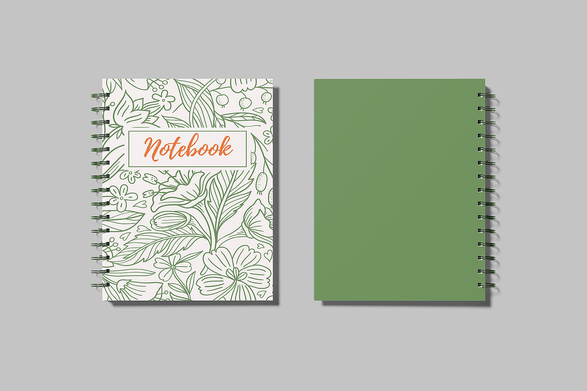 Spiral Notebook Mock-up, a Books & Magazine Mockup by Graphiculon (Photo 9 of 10)