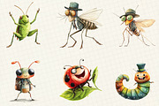 Quirky Whimsical Insects Animals, an Illustration by OK Design (Thumbnail 4 of 5)