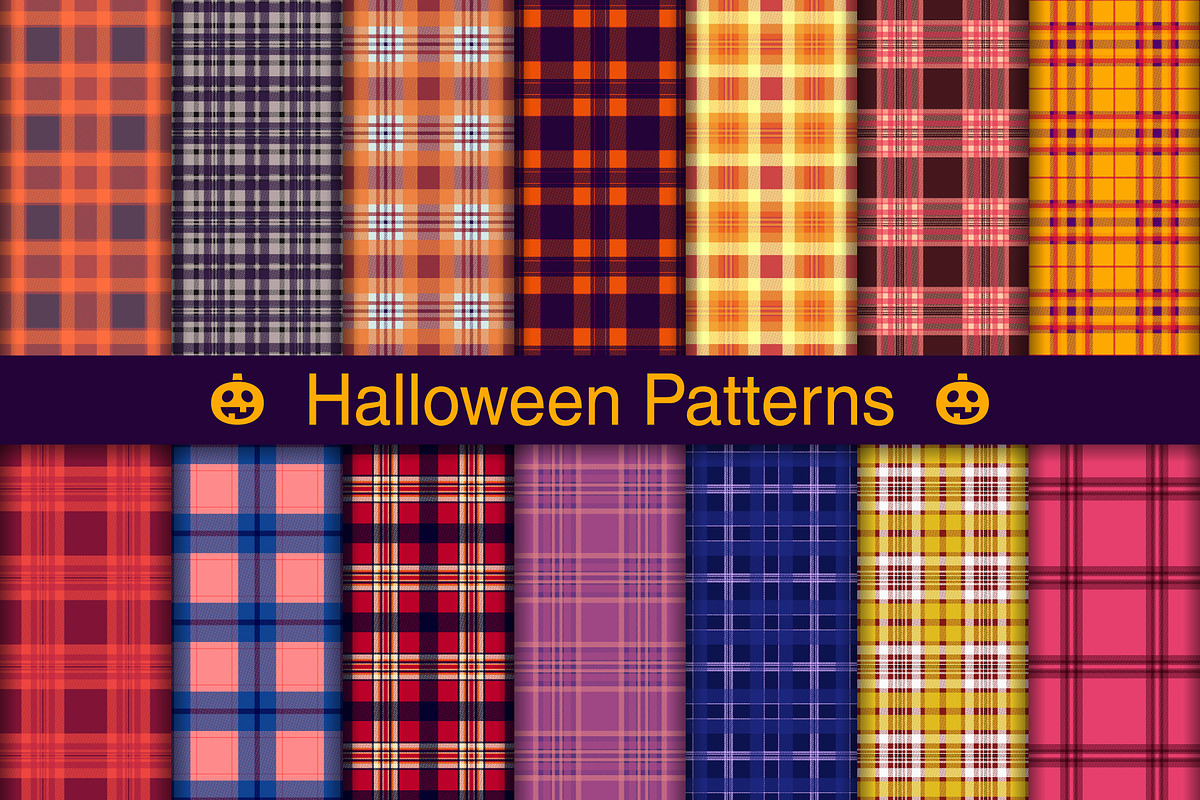 #186 Halloween Patterns, a Pattern Graphic by Plaid4You (Photo 1 of 5)