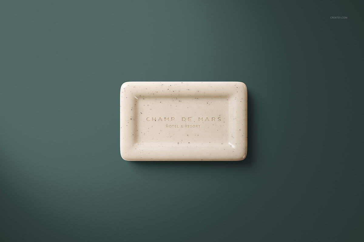 Hotel Hand Soap In Pillow Box Mockup, a Merchandise Mockup by creatsy5 (Photo 6 of 10)