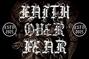 Dark Spire Blackletter Font, a Blackletter Font by PutraCetol Studio (Thumbnail 11 of 11)