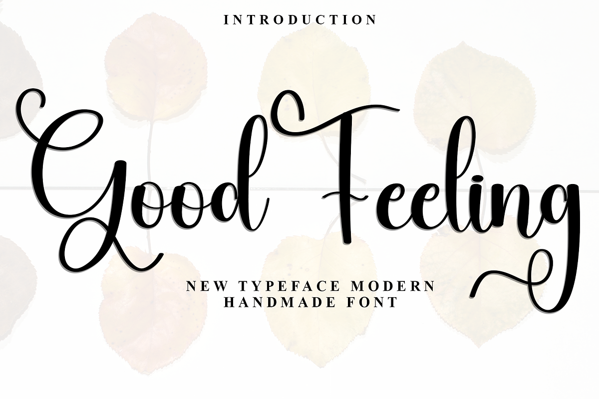 Good Feeling, a Handwritten Font by InermediaSTUDIO (Photo 1 of 8)