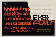 Exsi Font - Futuristic Display Font, a Serif Font by Dm Studio (Thumbnail 9 of 10)