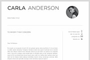 Resume Template / CV, a Resume Template by Peunayah (Thumbnail 7 of 8)