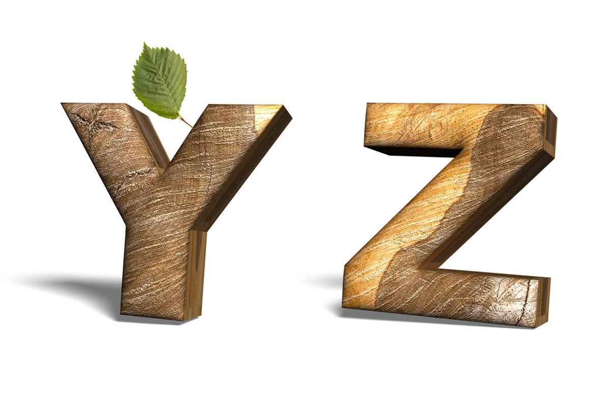 Realistic wooden alphabet, an Object Graphic by Beerlogoff (Photo 5 of 5)